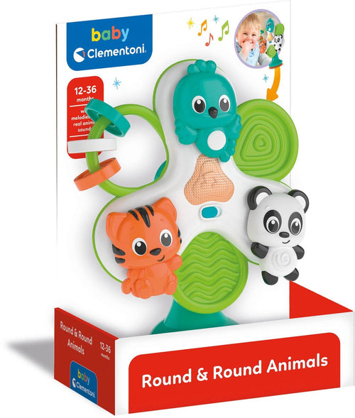 Clementoni - high chair toy - animal circle - from 6 months-0