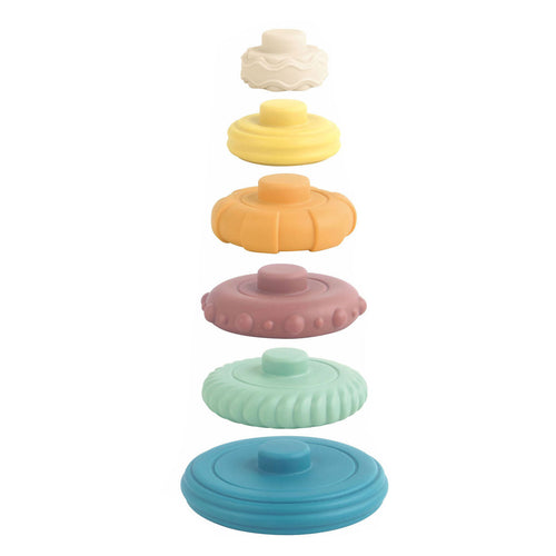 Baby stacking tower pastel-0