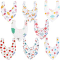 Baby Bandana Dribble Bibs Cotton Pack Of 8 - Girls-0